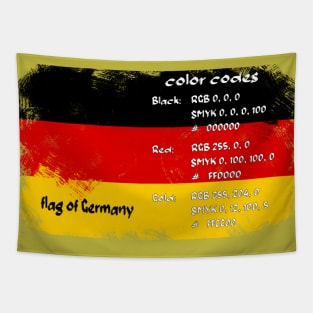 German flag. Tapestry