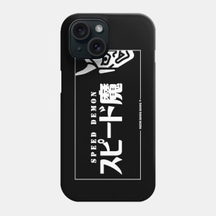 JDM "Speed Demon" Japanese Oni Bumper Sticker Phone Case