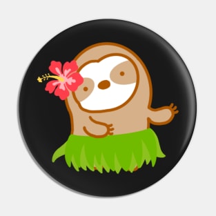 Cute Hawaiian Sloth Pin