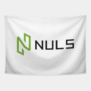 NULS Official "Centered" (Black Text) Tapestry