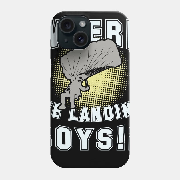 Landing PUBG Shooter Battle Royale Aim PVP Gift Phone Case by Schimmi