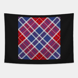 Tartan fantasy 10 small Tapestry