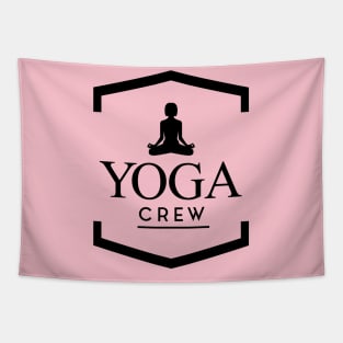 Yoga crew (black) Tapestry