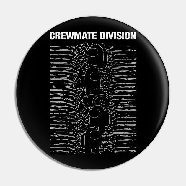 Crewmate Division - Among Us Pin by wookiemike