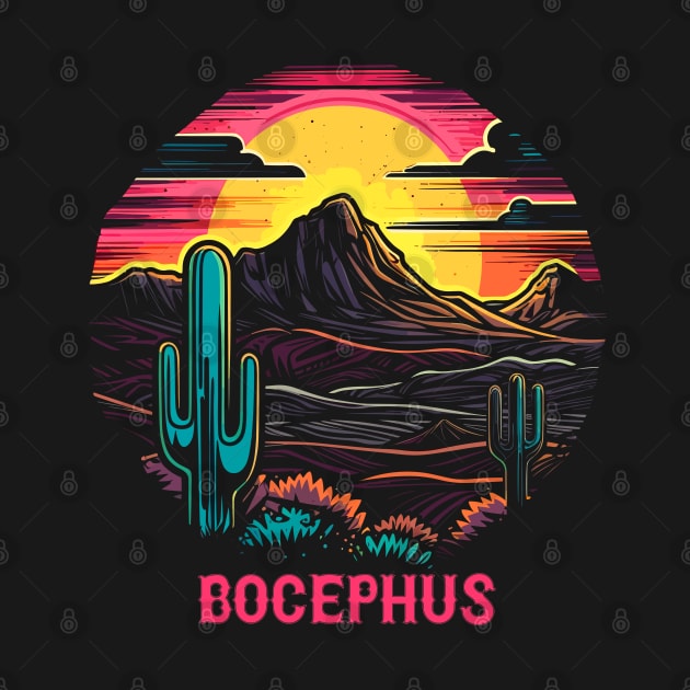 Bocephus  / Retro Style Country Fan Design by DankFutura