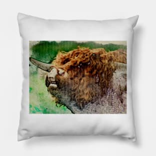 West Highland Bull 2 Pillow