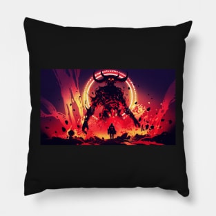 Lava Demon Pillow