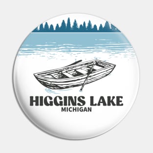 Higgins Lake Michigan Pin