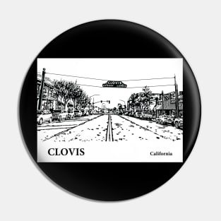 Clovis California Pin