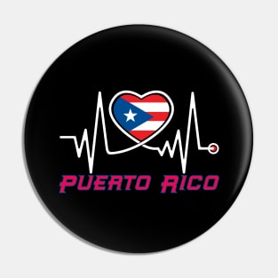 Puerto Rico Heartbeat Team Rubio Pin