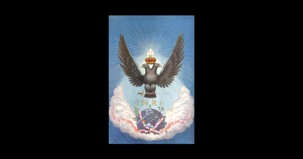 The Supreme Symbol of Freemasonry Masonic Symbolism Sticker TeePublic
