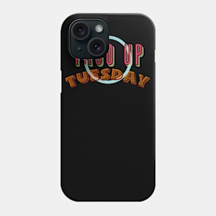 taco up tuesday retro Phone Case