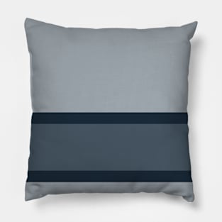 Bold Blue Stripes Pillow