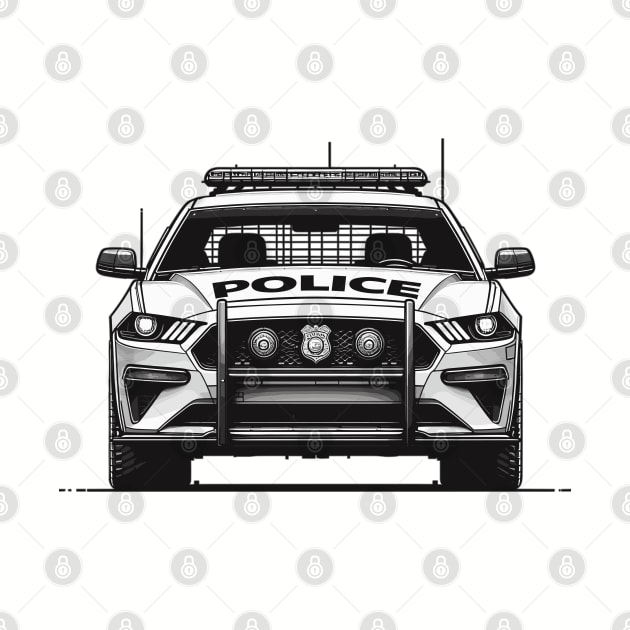 Police car by Vehicles-Art