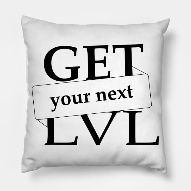 Level up Pillow by rashiddidou