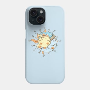 Sun Moon Cute Doodle Phone Case
