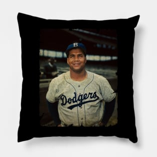 Roy Campanella in Los Angeles Dodgers Pillow