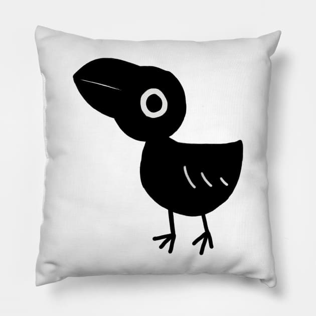 Mary the Crow in Maryland Pillow by COOLKJS0
