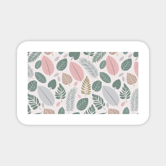 floral autumn pattern Magnet by Flow-designs