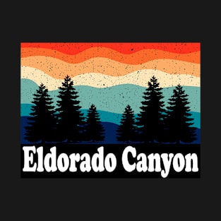 Vintage Eldorado Canyon Colorado Forest Camping T-Shirt