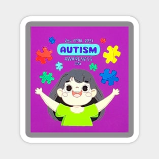 Autism Awareness Day Magnet