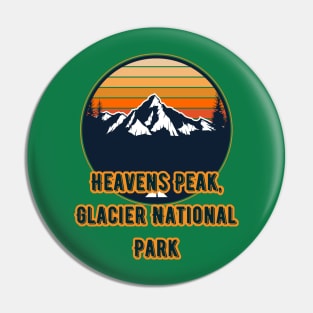 Heavens Peak, Glacier National Park Pin