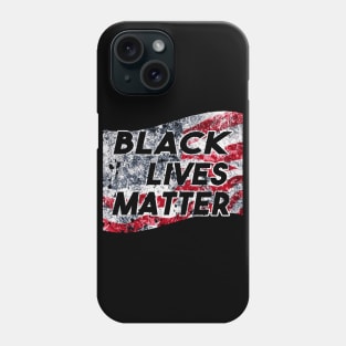 Black Lives Matter American Flag Phone Case