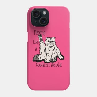 Karma Cat in Color Phone Case