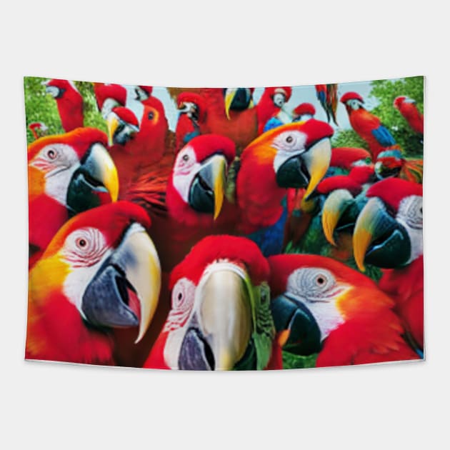 Parrot tapestry sale