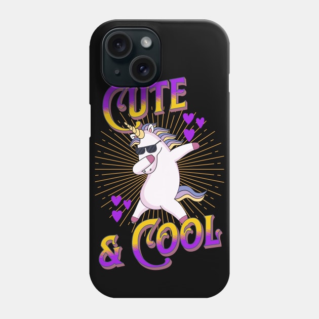 Cute & Cool Unicorn Phone Case by RockReflections