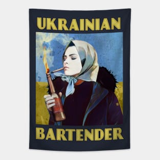 Ukrainian Bartender Tapestry