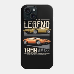 1969 AMC AMX/3 Racing Car Phone Case