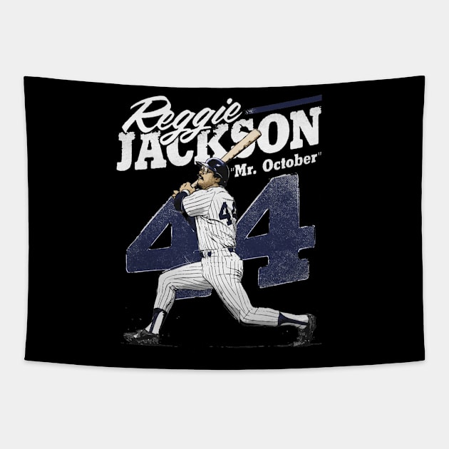 Reggie Jackson New York Y Retro Tapestry by danlintonpro