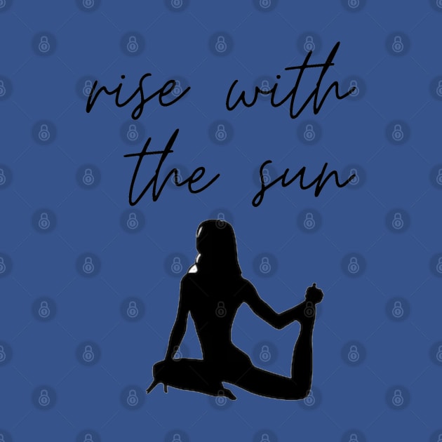 Sitting pilates woman silhouette by TheDesigNook