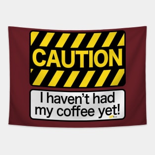 CAUTION-Coffee Tapestry