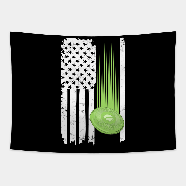 Disc Golf Design for a Patriotic Disc Golf Player - Frolf Us Flag