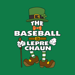 The Baseball Leprechaun St Patrick's Day Celebration Matching Outfits Group Attire T-Shirt