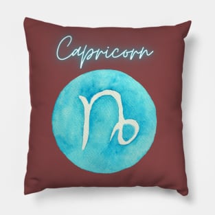 Capricorn zodiac sign Pillow