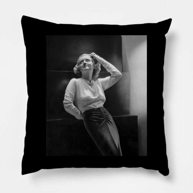 Bette Davis / 1908 Pillow by DirtyChais