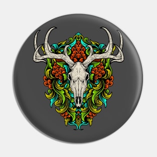 skeleton moose Pin