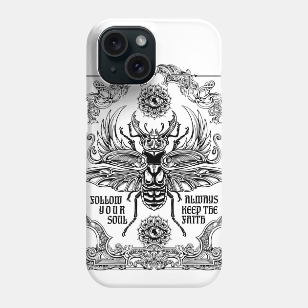 Keep The Faith Phone Case by CHAKRart