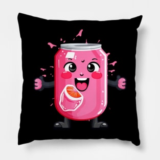 Soft drink cute T-Shirt cute giril Pillow