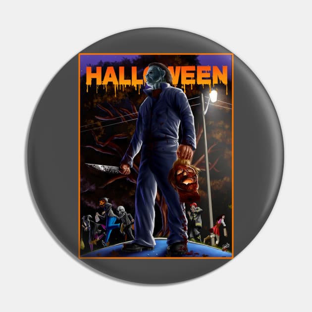 Halloween Michael Myers Pin by sk8rDan