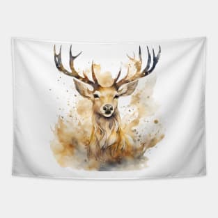 deer watercolor Tapestry