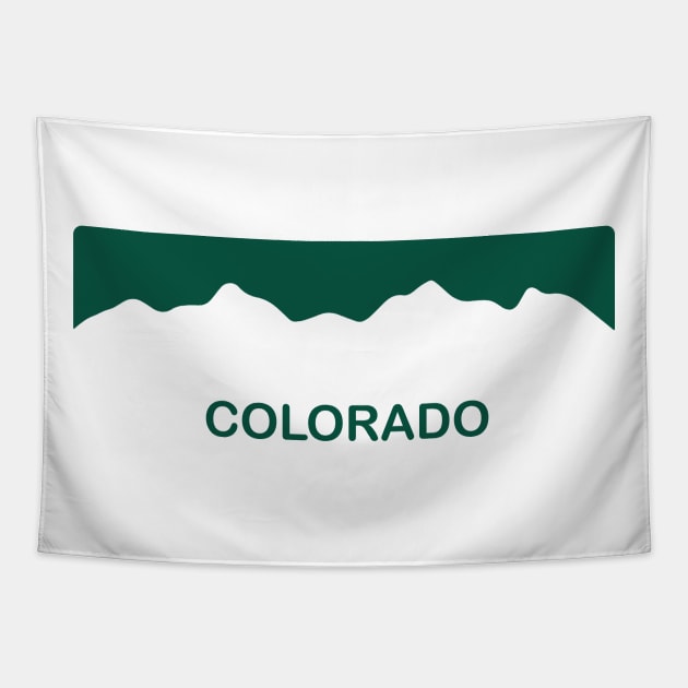 Colorado License Plate Tapestry by KevinWillms1