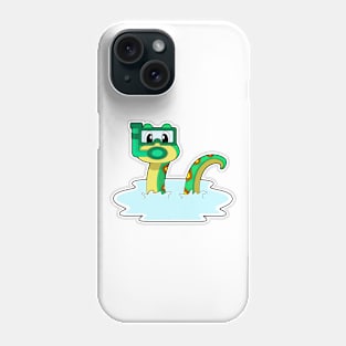 Snake Swimming Swimming goggles Phone Case