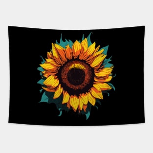 Cute Vacations Floral Summer Holidays Sunflower Tapestry