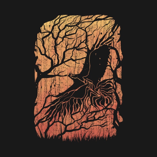 Crow In The Forest by vender