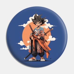 kid goku samurai Pin