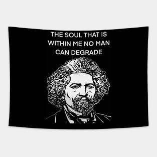 FREDERICK DOUGLASS quote .2 - ink portrait Tapestry